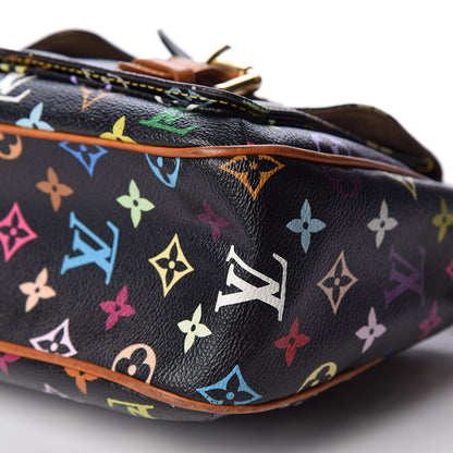 Louis Vuitton Monogram Multicolor Lodge GM Black 6 of 9