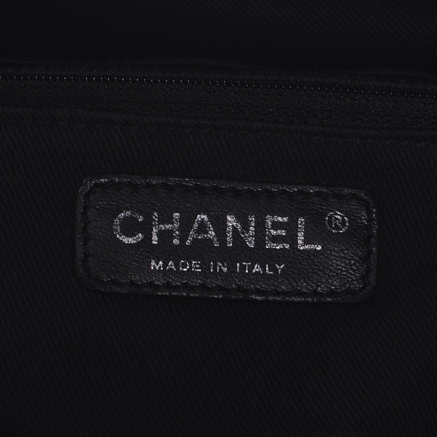 Chanel Calfskin Drawstring Bag Black 6 of 7