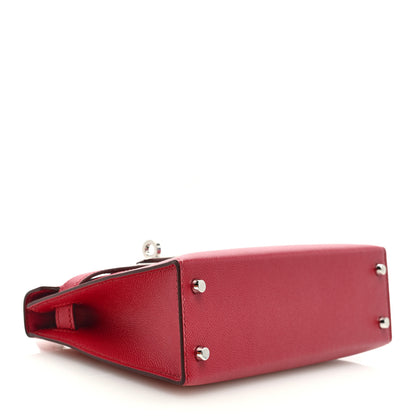Hermes Epsom Mini Kelly Sellier 20 Rubis 4 of 10