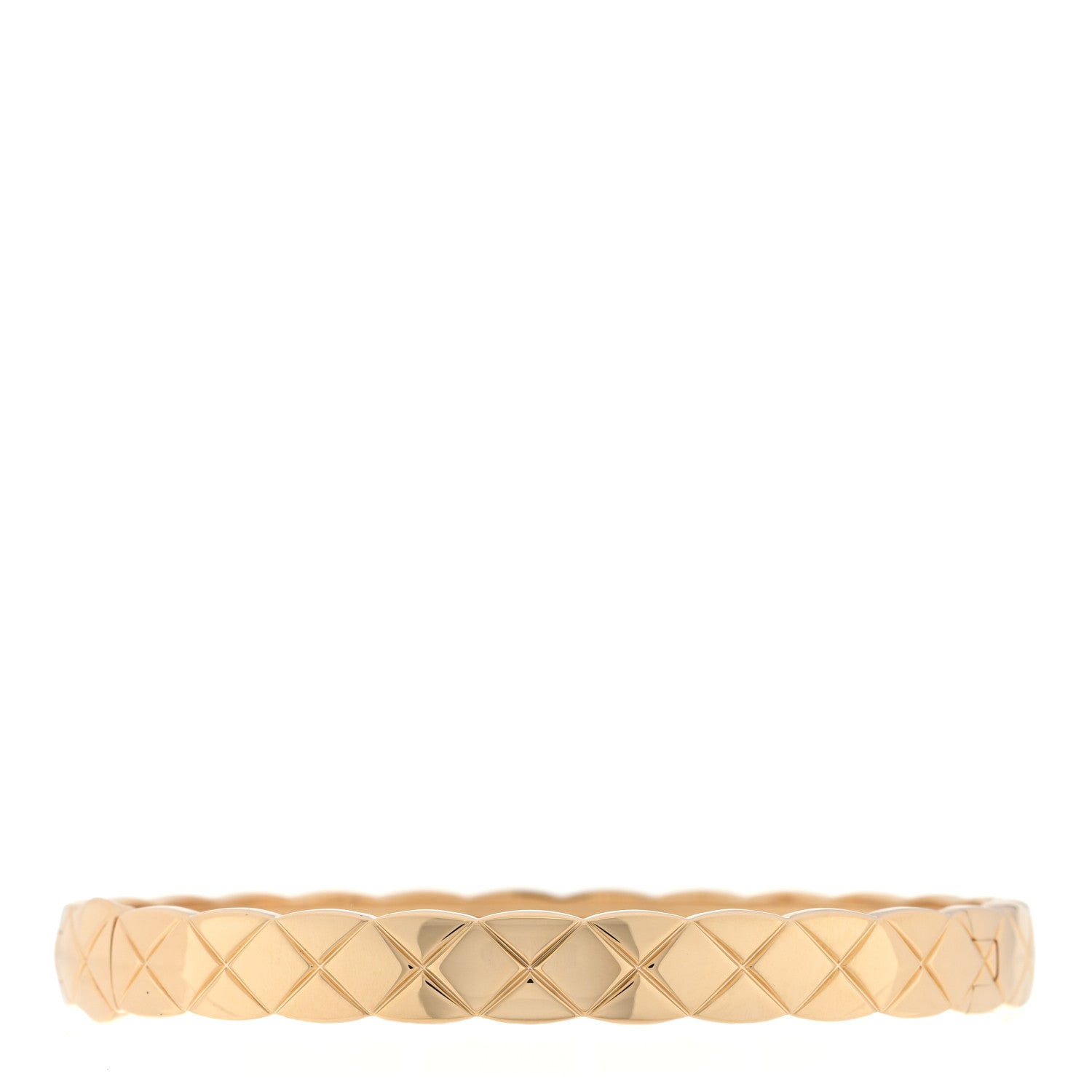 Chanel 18K Yellow Gold Coco Crush Bangle Bracelet S 2 of 3