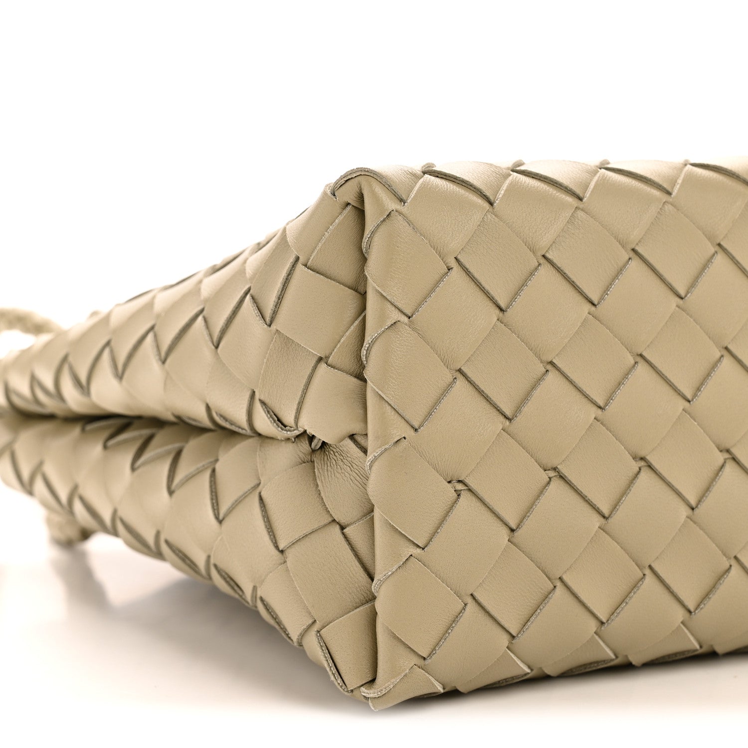Bottega Veneta Nappa Intrecciato Small Andiamo Shoulder Bag Travertine 8 of 10