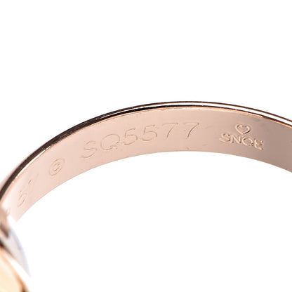 Cartier 18K Pink Yellow White Gold Classic Trinity Ring 57 8 5 of 5