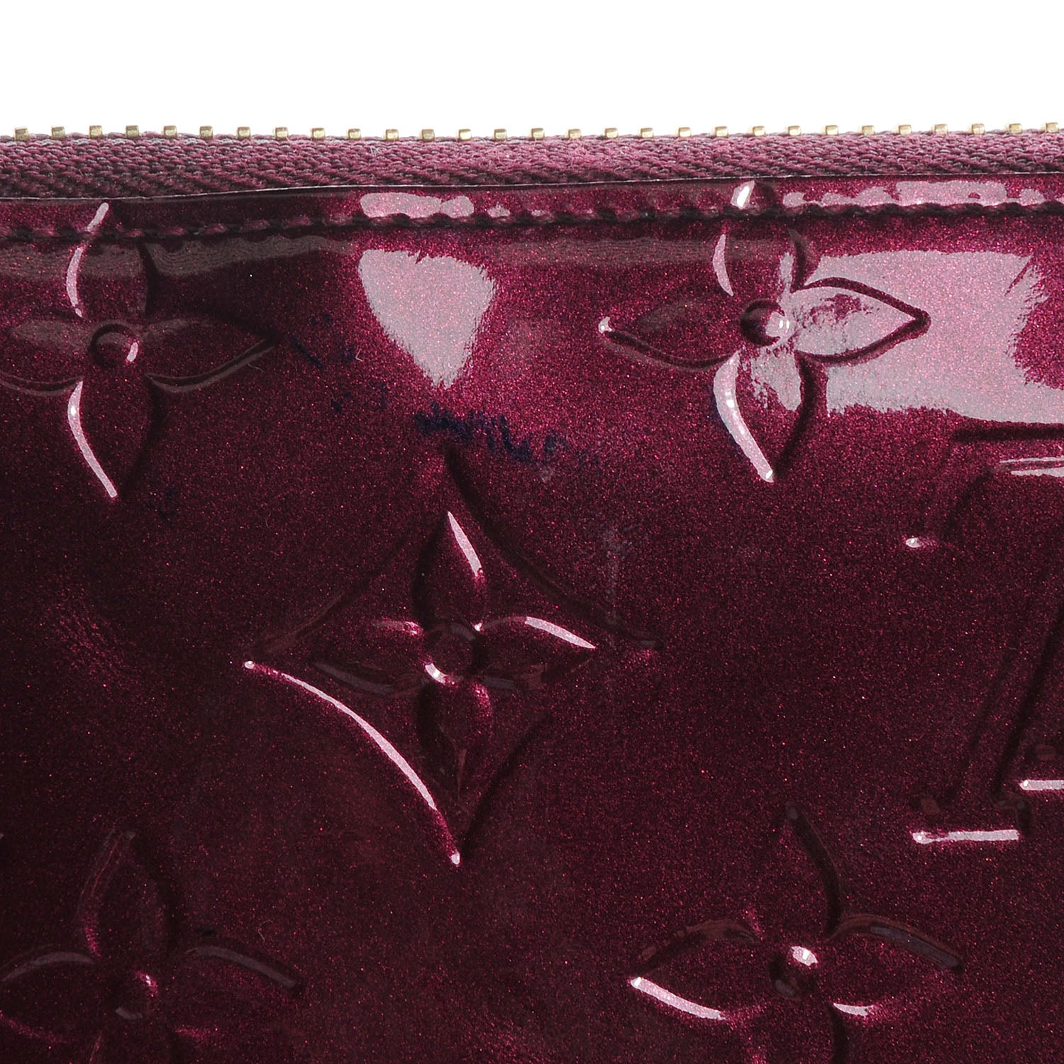 Louis Vuitton Vernis Zippy Wallet Rouge Fauviste 4 of 9