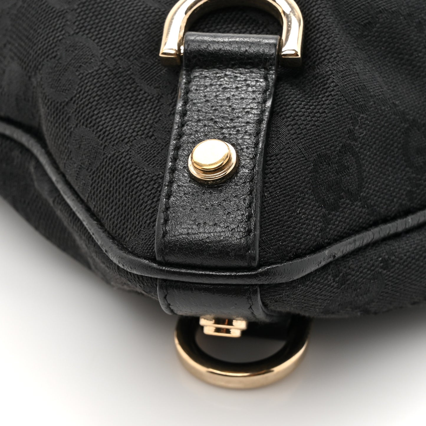 Monogram Abbey Messenger Bag Black