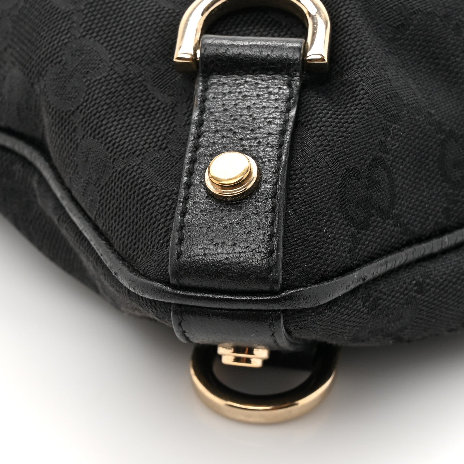 Gucci Monogram Abbey Messenger Bag Black 12 of 13