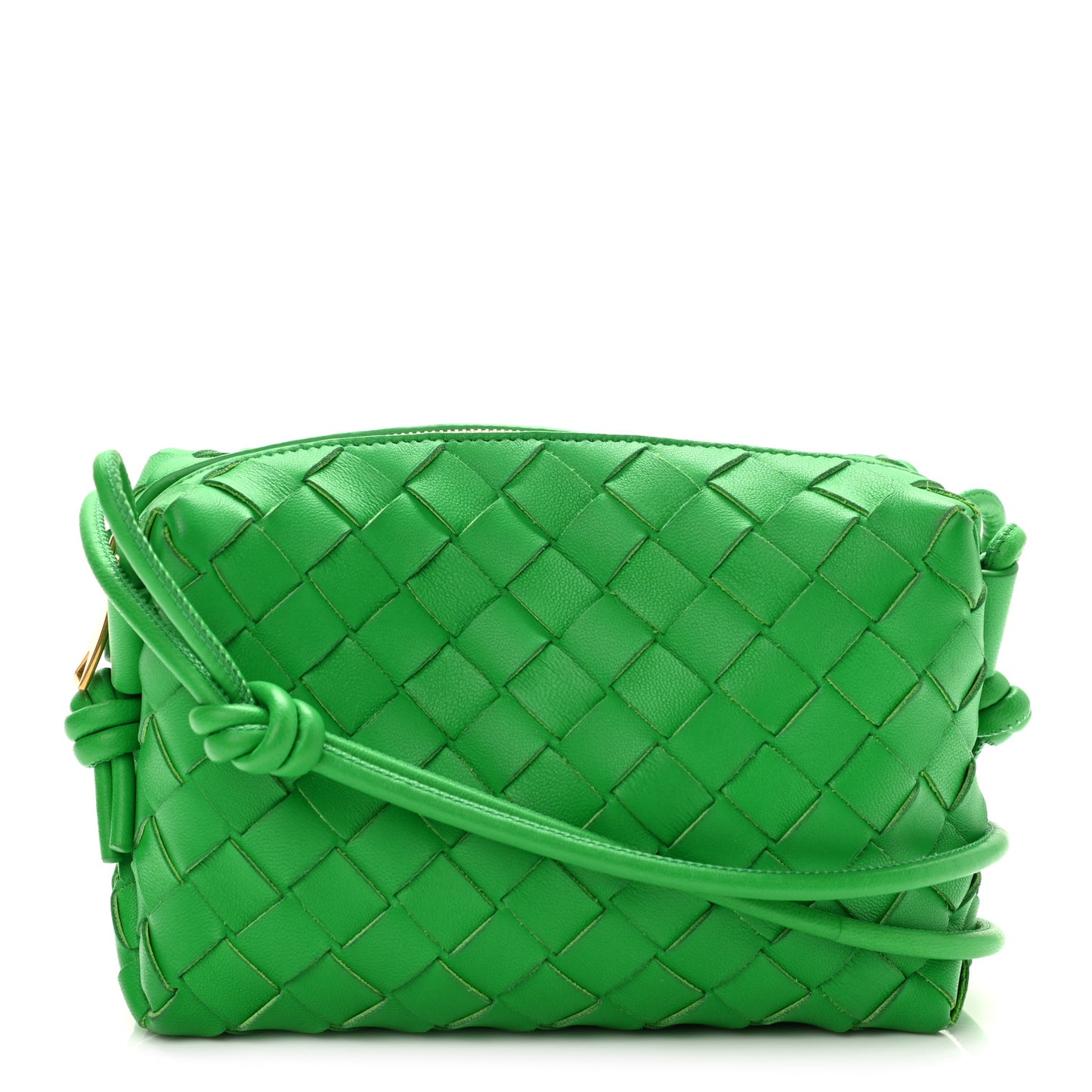 Nappa Intrecciato Mini Loop Camera Bag Parakeet