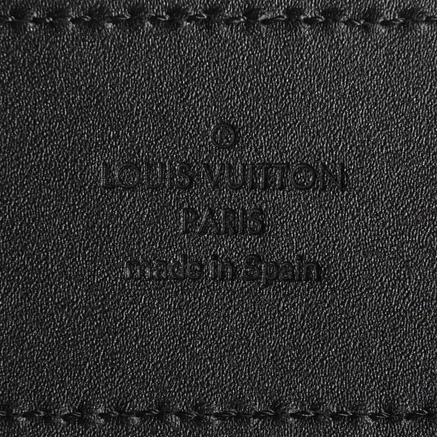 Suede Calfskin Mini Damier LV Initials 40MM Belt 95 38 Carbone