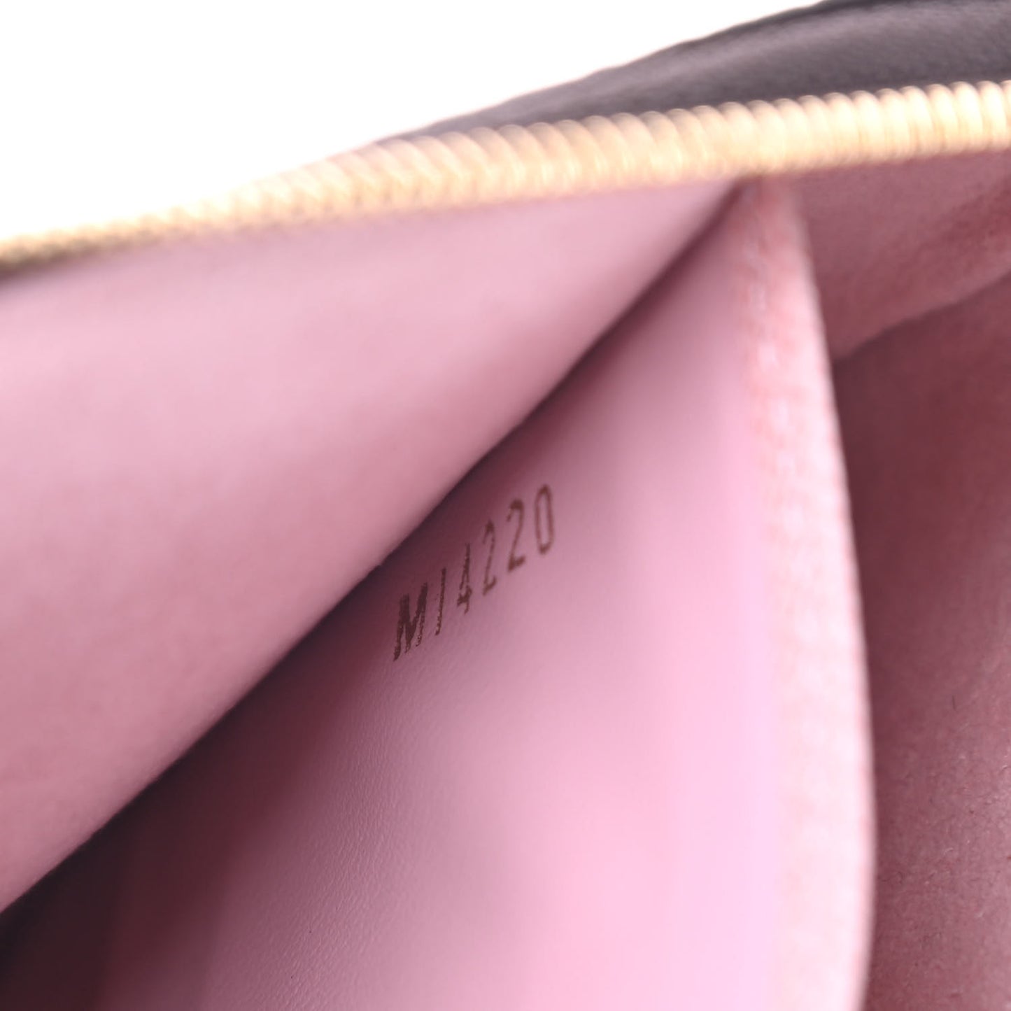 Monogram 2020 Christmas Animation Big Wheel Double Zip Pochette Rose Ballerine