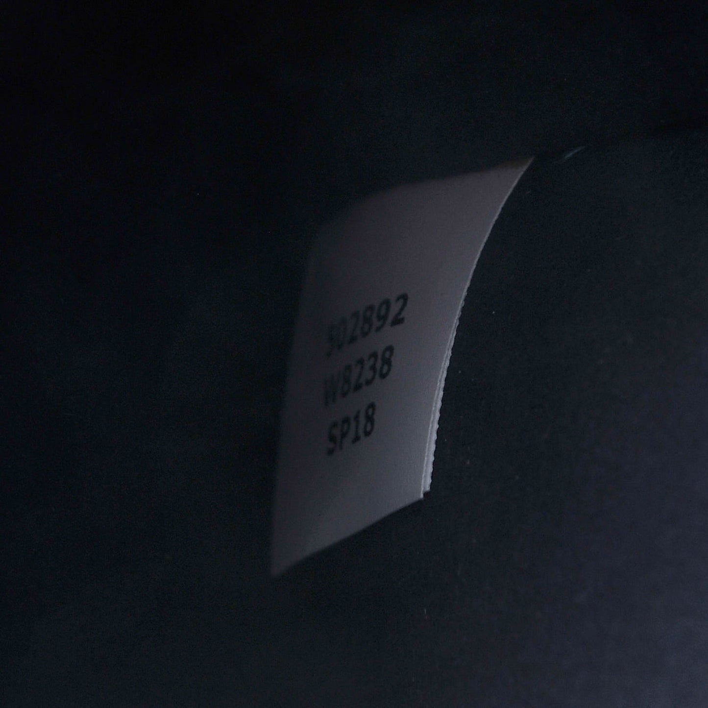 Alter Nappa Perforated Logo Pouch Blue