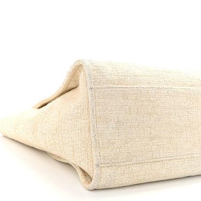 Chanel Canvas Medium Deauville Tote Light Beige 9 of 10