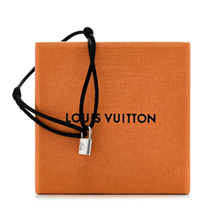 Louis Vuitton X UNICEF Sterling Silver Lockit Bracelet Black 5 of 5
