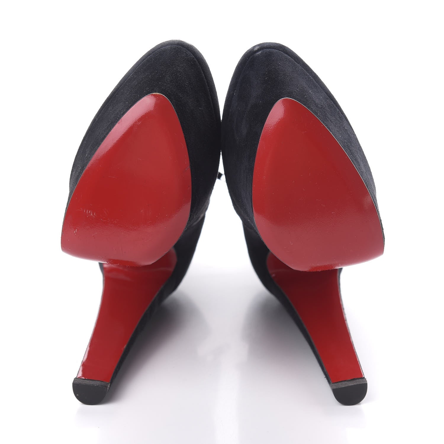 Christian Louboutin Suede Daf Booty 160 Ankle Boots 36.5 Black 5 of 7
