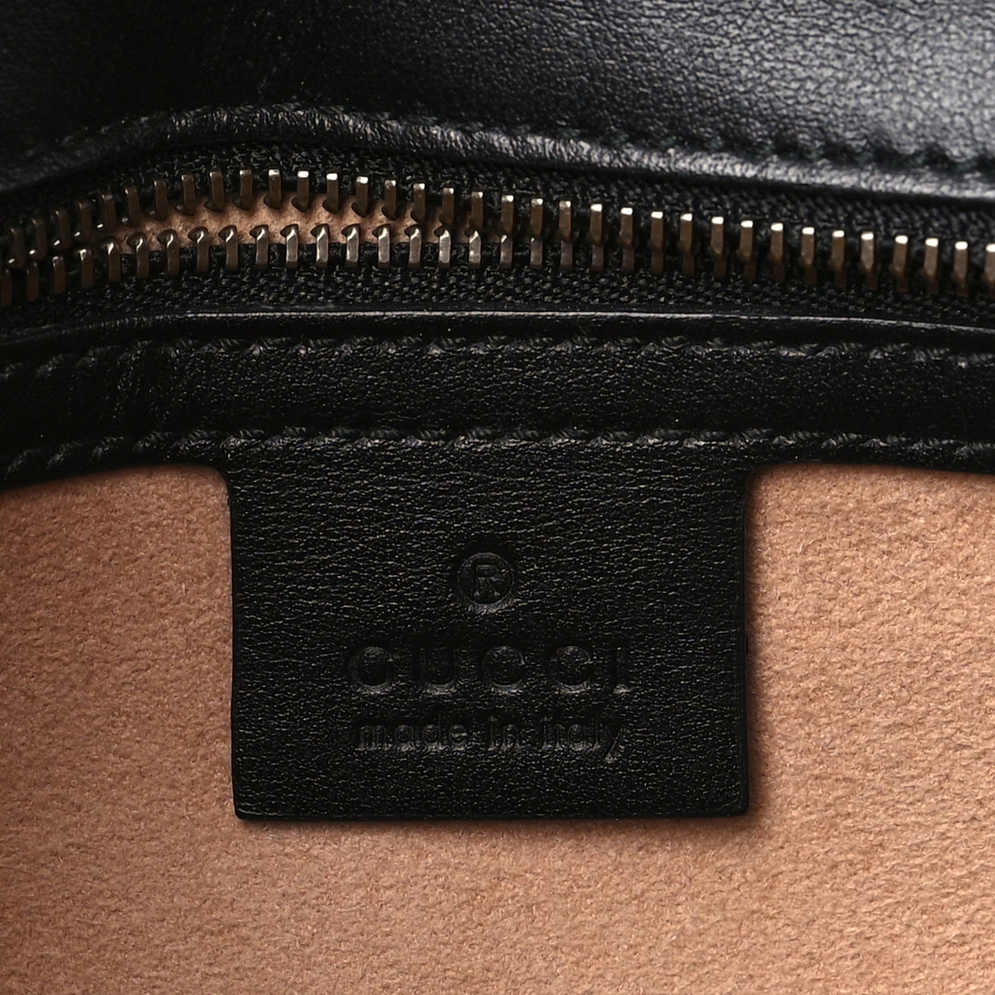 Calfskin Matelasse Small GG Marmont Shoulder Bag Black