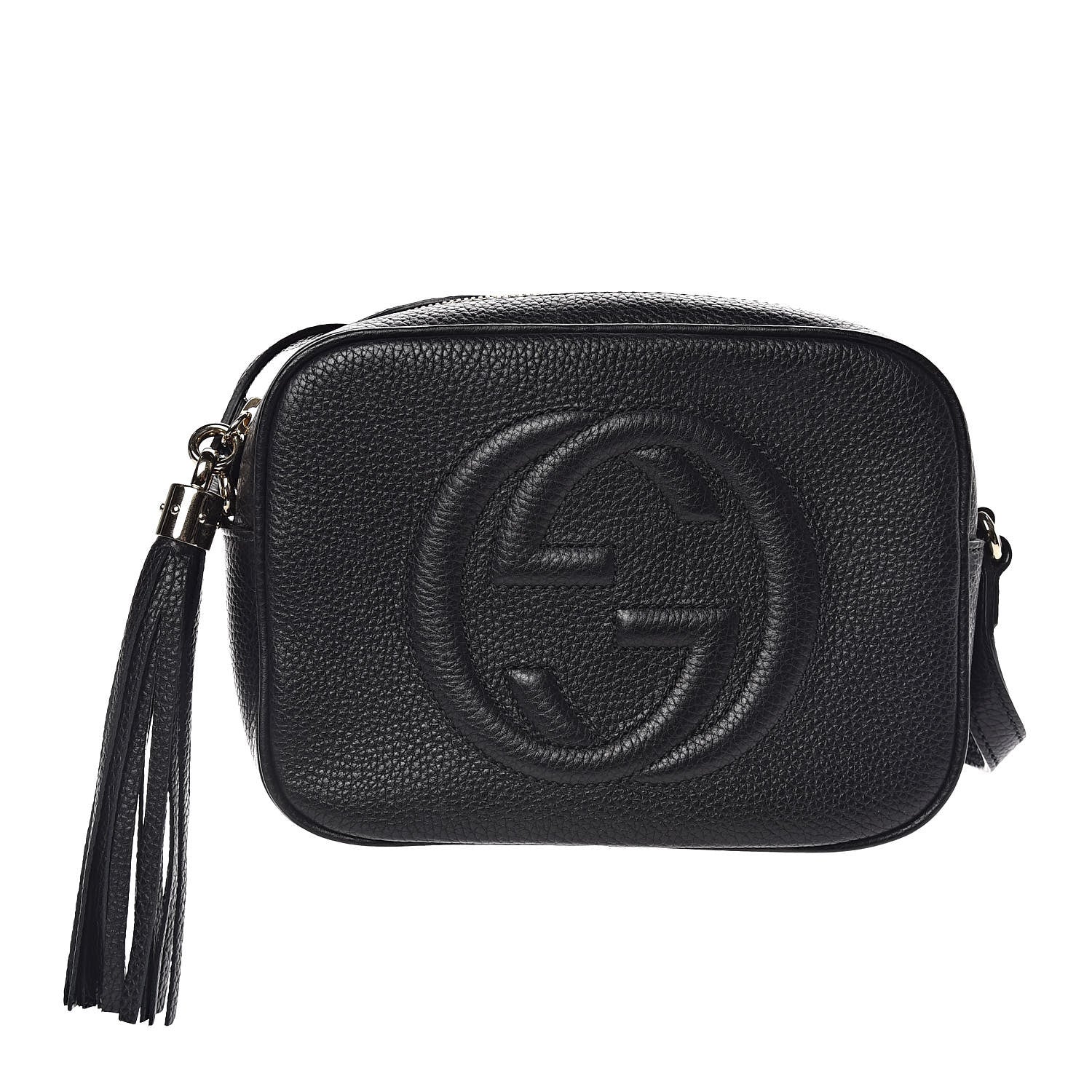Gucci Pebbled Calfskin Small Soho Disco Bag Black 1 of 9