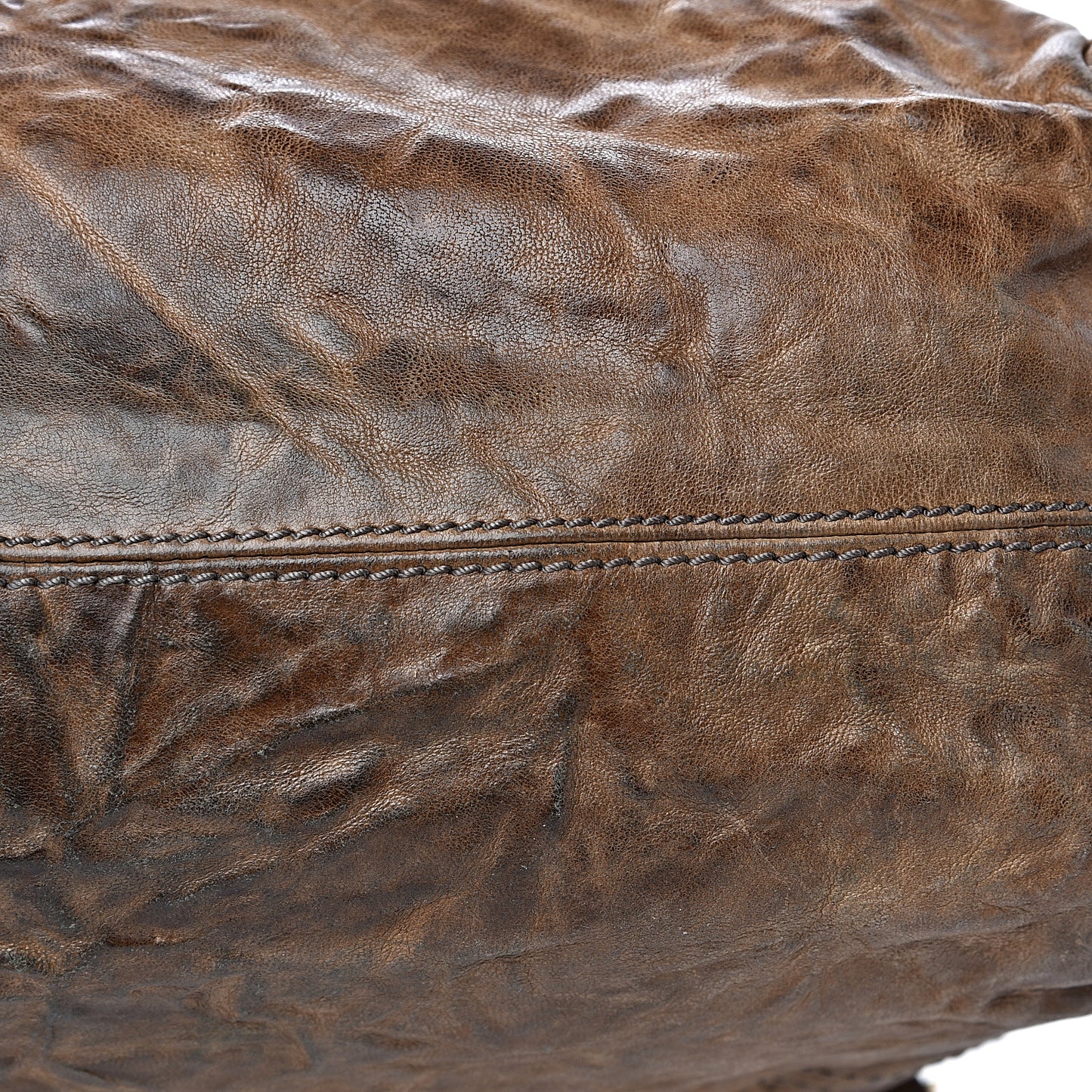 Tumbled Sheepskin Large Pandora Charcoal