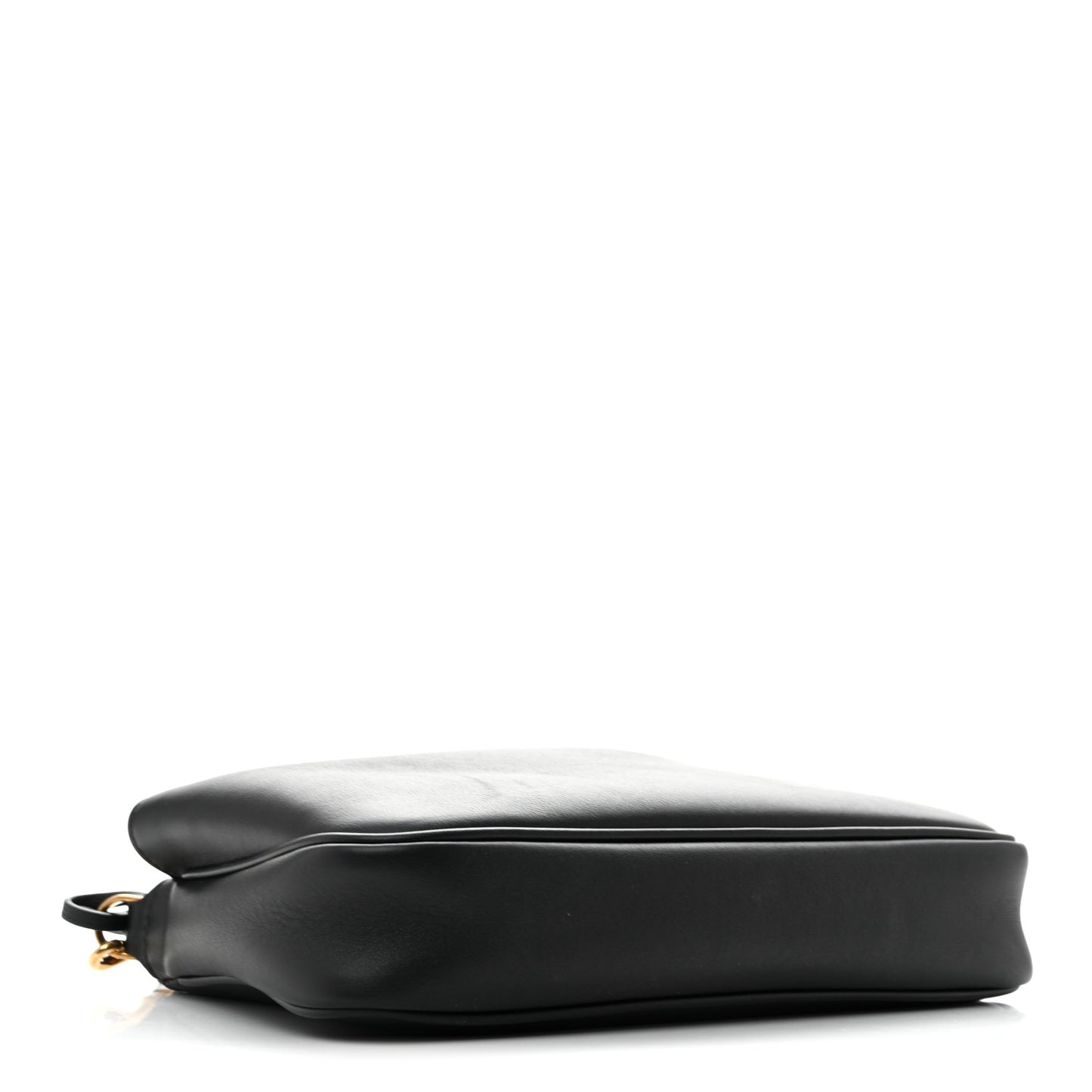 Natural Smooth Calfskin Rodeo Sling Pochette Black
