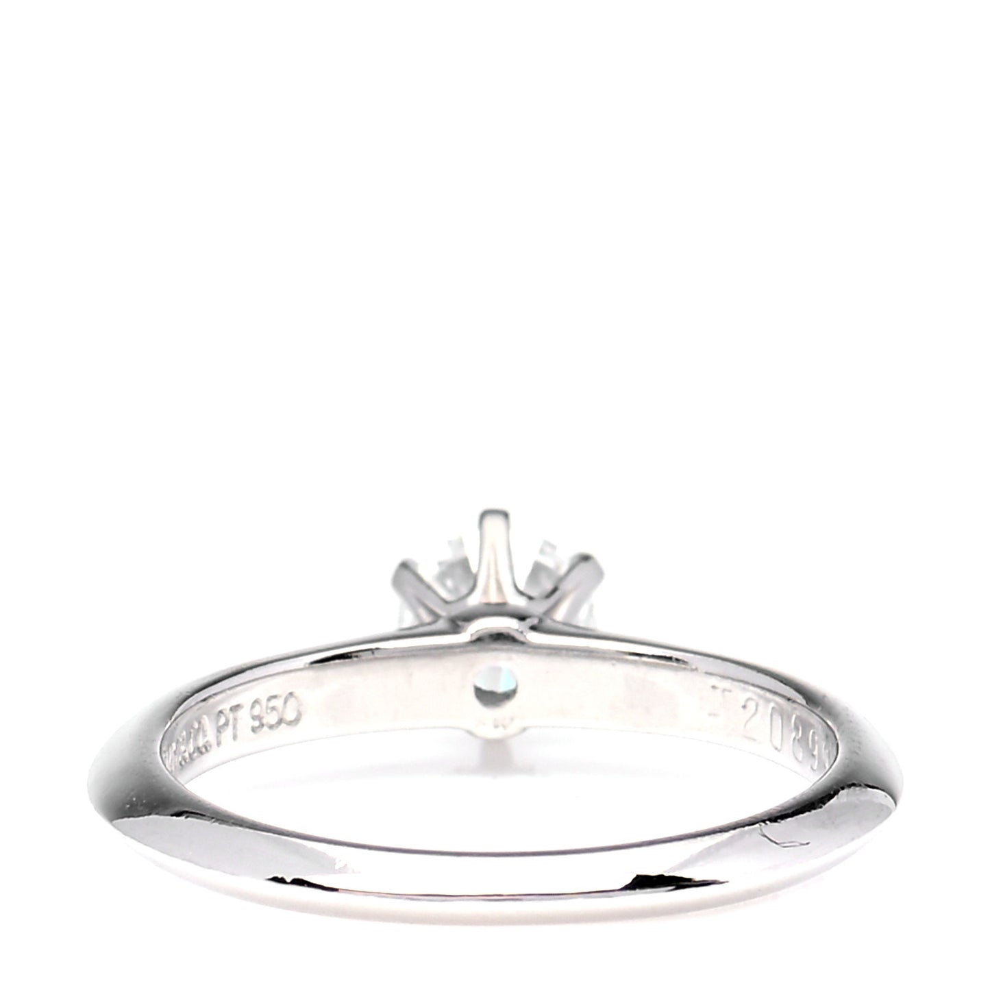Platinum Diamond .37ct Solitaire Engagement Ring 47 4