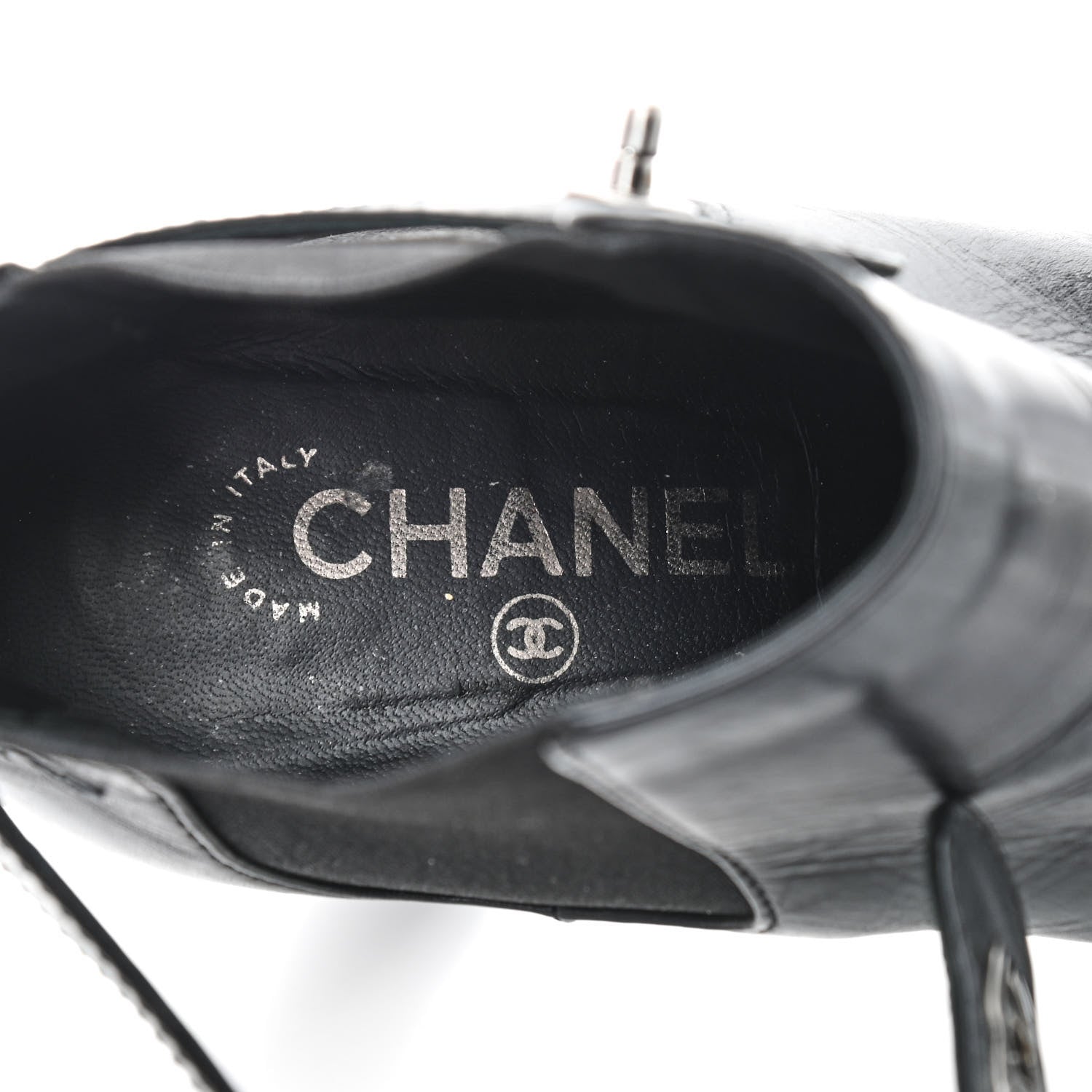 Chanel Calfskin CC Turnlock Ankle Boots 40 Black 6 of 12