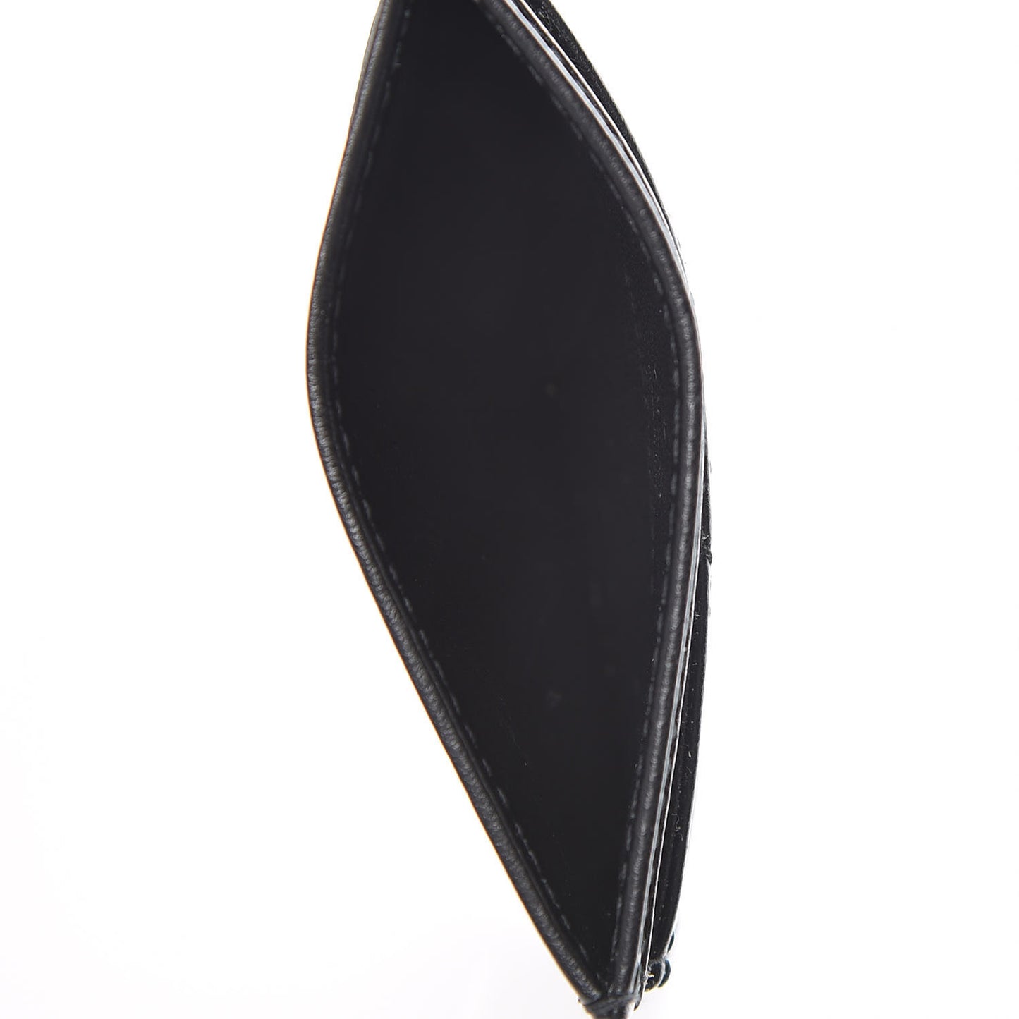 Calfskin Matelasse GG Marmont Card Holder Black