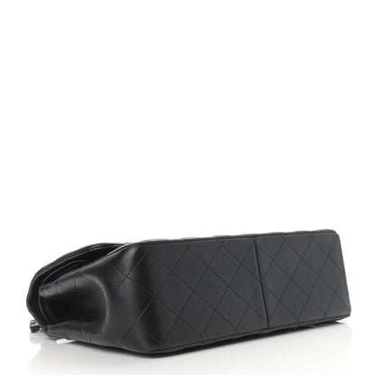 Chanel Lambskin Quilted Jumbo Double Flap Black 3 of 13