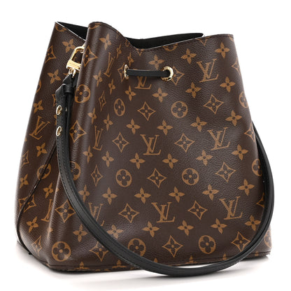 Louis Vuitton Monogram Neonoe MM Black 3 of 11