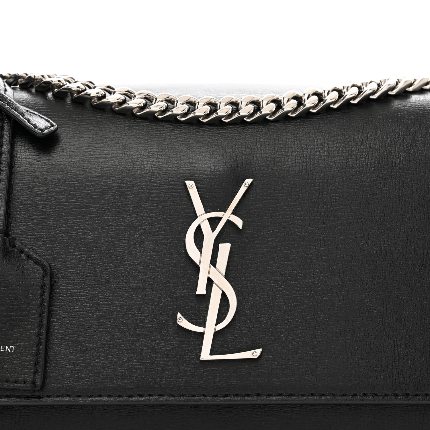 Saint Laurent Calfskin Medium Monogram Sunset Black 5 of 12