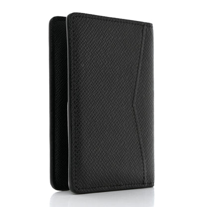 Louis Vuitton LOUIS VUITTON Taiga Pocket Organizer NM Black 3 of 7