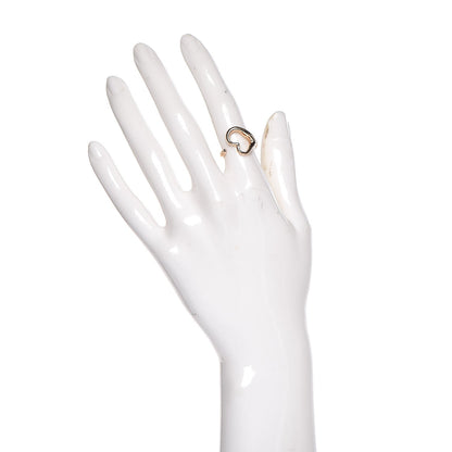 Tiffany 18K Rose Gold Elsa Peretti Small Open Heart Ring 48 4.5 2 of 6