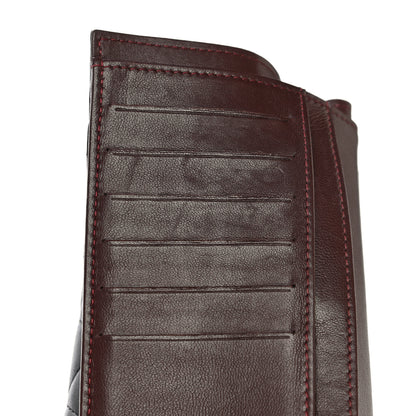Chanel Lambskin Quilted Large Gusset Flap Wallet Black 13 of 18