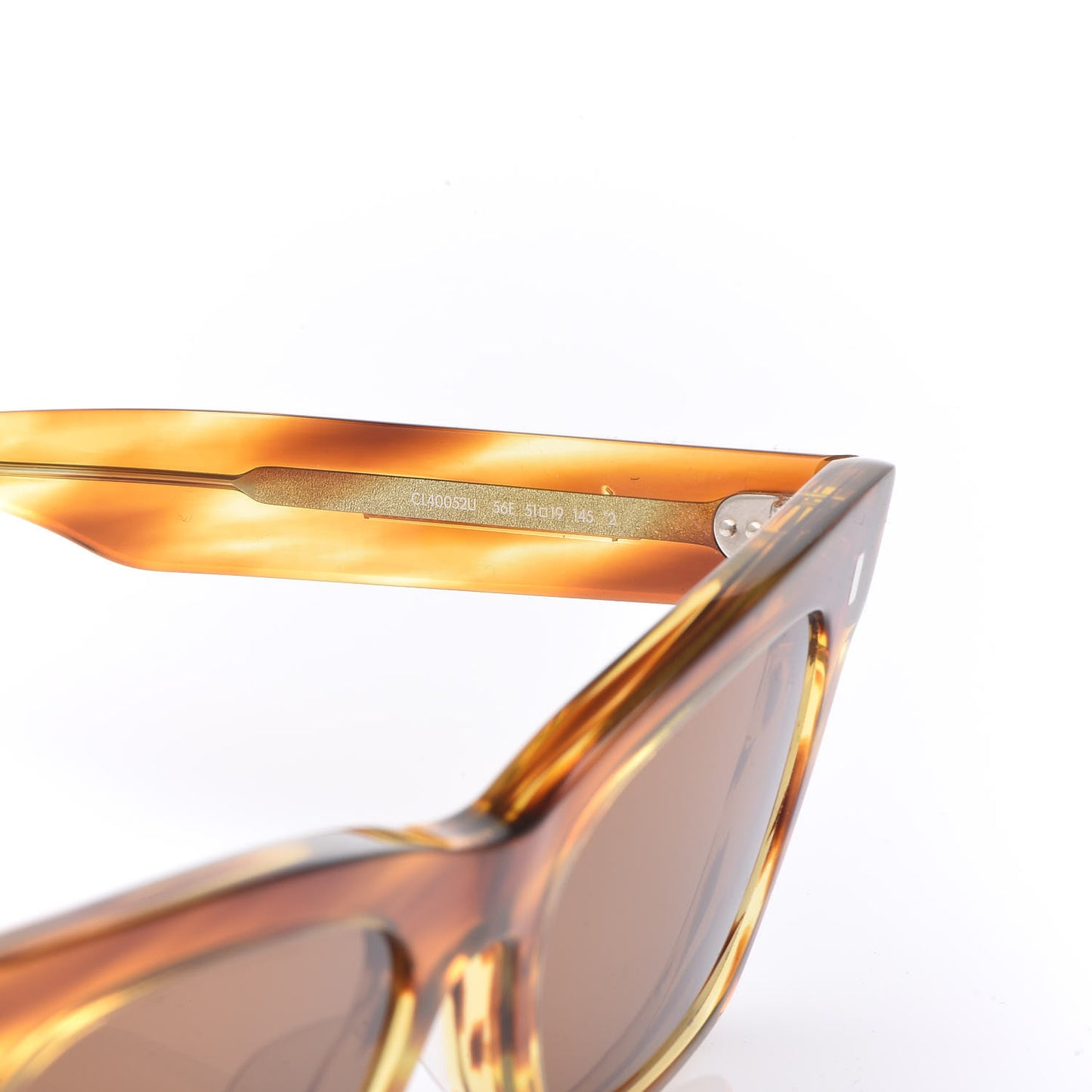 Acetate Cat Eye Sunglasses CL 40052U Havana