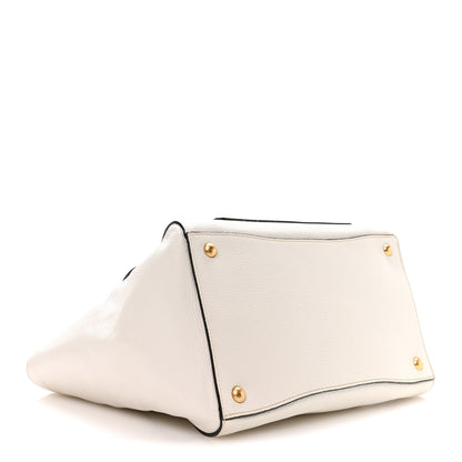 Prada Vitello Daino Shopping Tote Talco 4 of 10