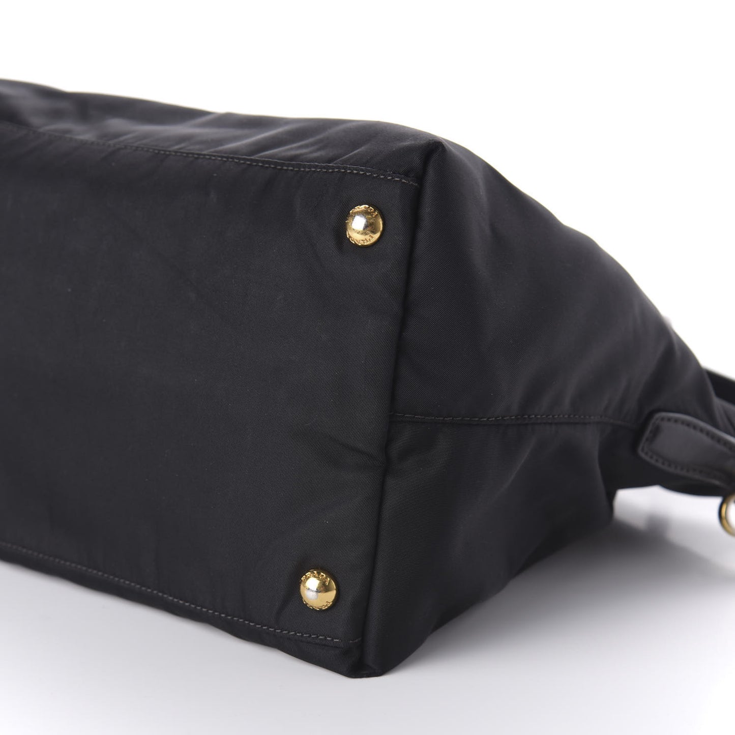 Tessuto Nylon Saffiano Tote Black