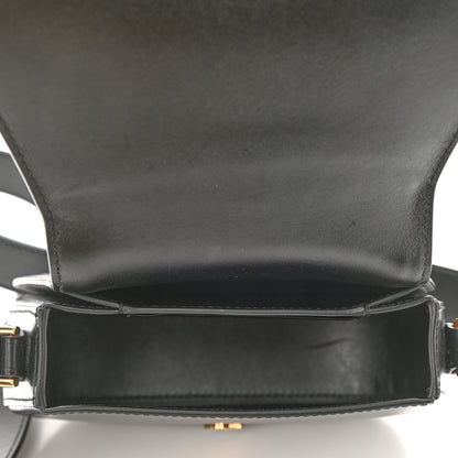 Versace Calfskin Small Greca Goddess Shoulder Bag Black 5 of 12