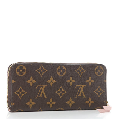 Louis Vuitton Monogram Clemence Wallet Rose Ballerine 3 of 7