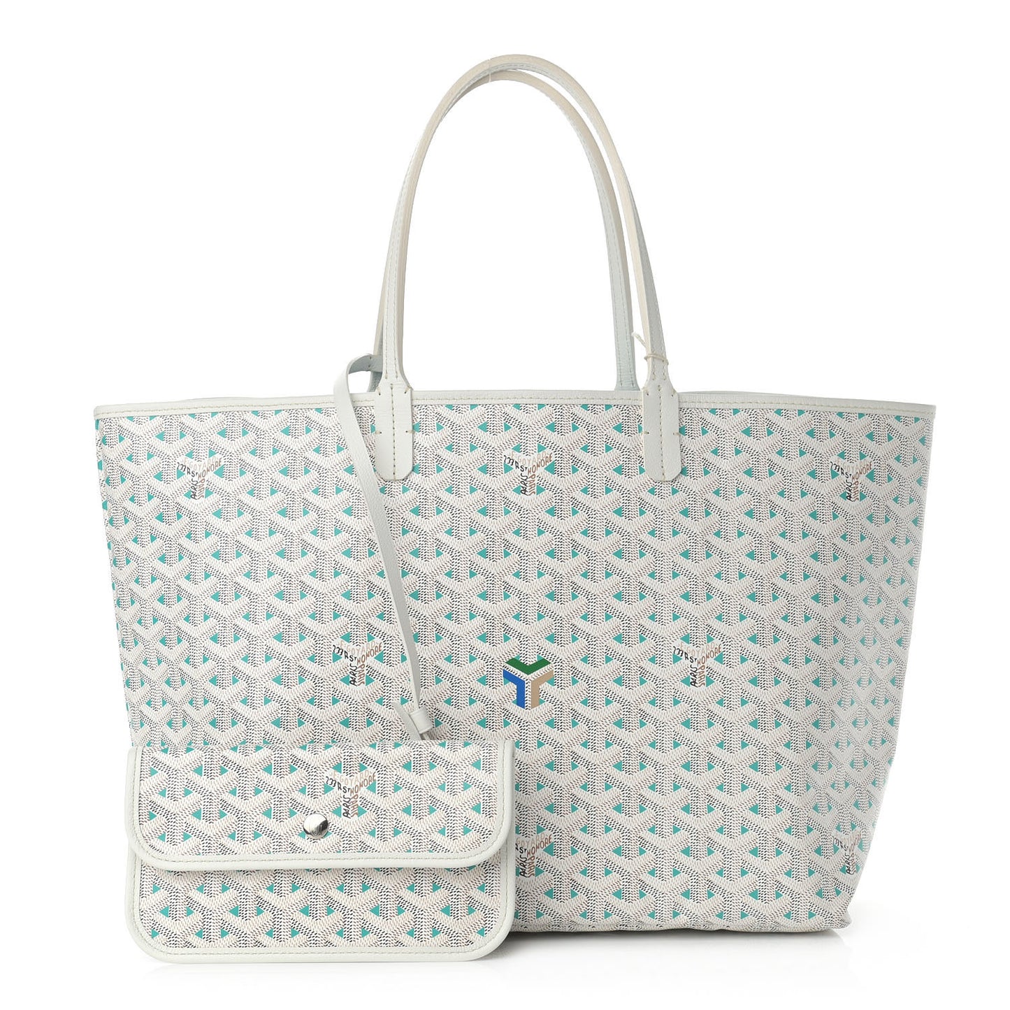 Goyardine Saint Louis Claire Voie PM White Opaline