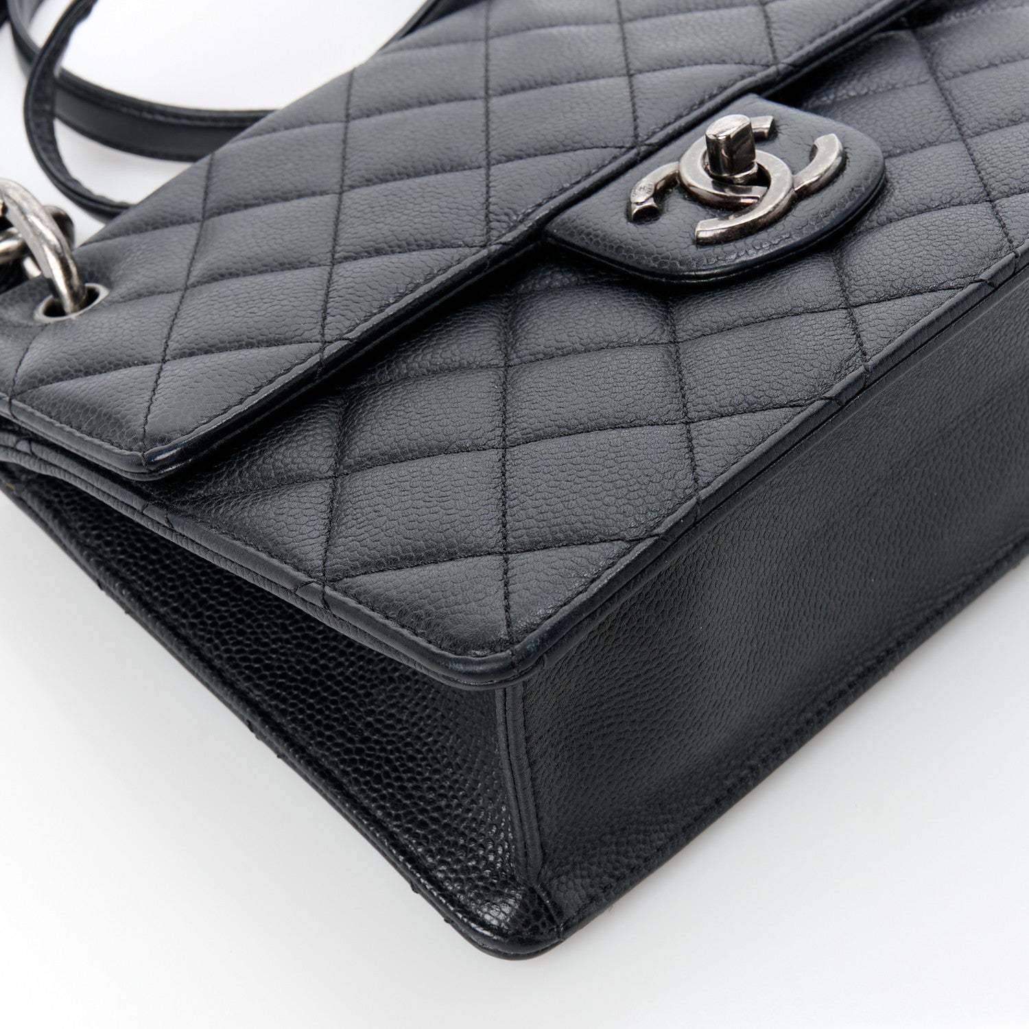 Chanel Caviar Quilted Medium Retro Class Flap Black 10 of 12