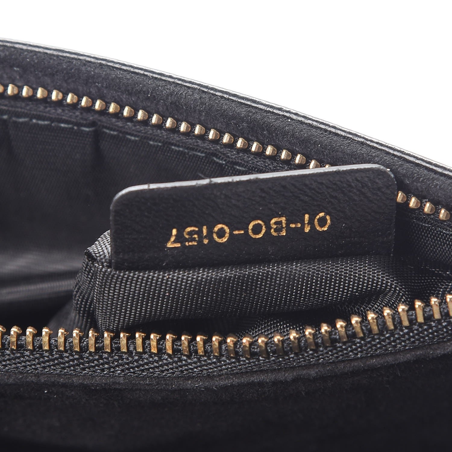 Christian Dior Lambskin Cannage Dioraddict Wallet on Chain Clutch Black 8 of 11