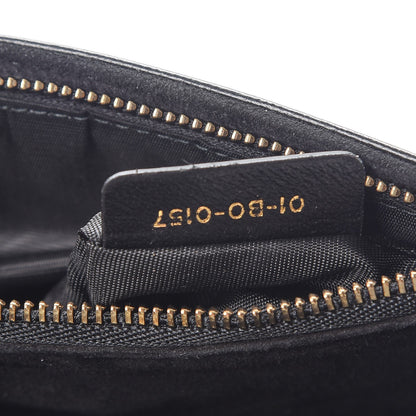 Christian Dior Lambskin Cannage Dioraddict Wallet on Chain Clutch Black 8 of 11