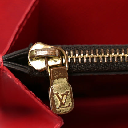 Louis Vuitton Damier Ebene Clemence Wallet Cherry 7 of 8