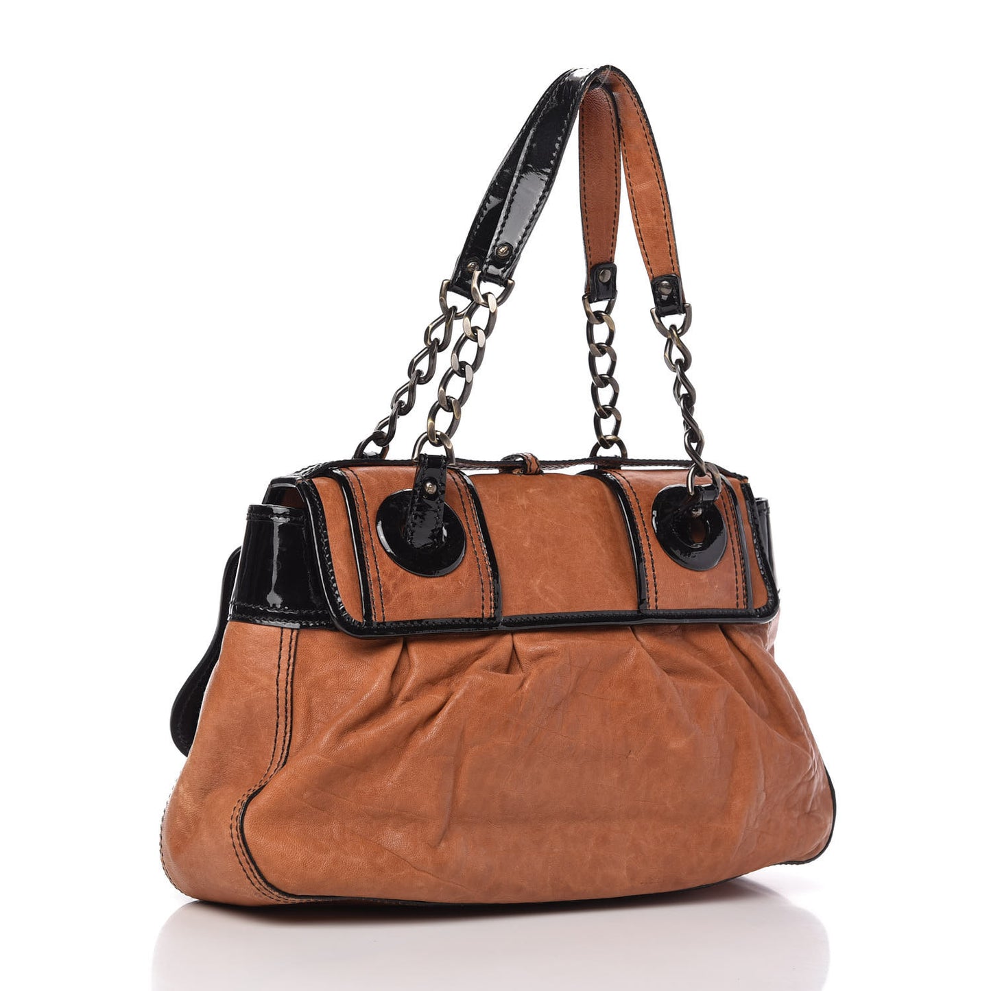 Nappa Patent B Bag Osso Black