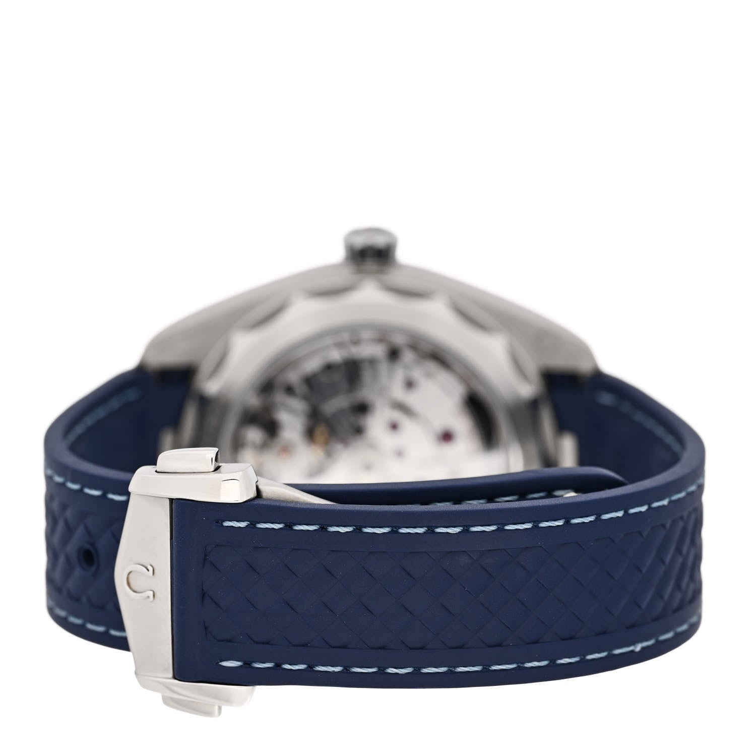 Omega Stainless Steel Rubber 43mm Seamaster Aqua Terra World Time Chronometer Automatic Watch Blue 220.10.43.22.03.001 3 of 5