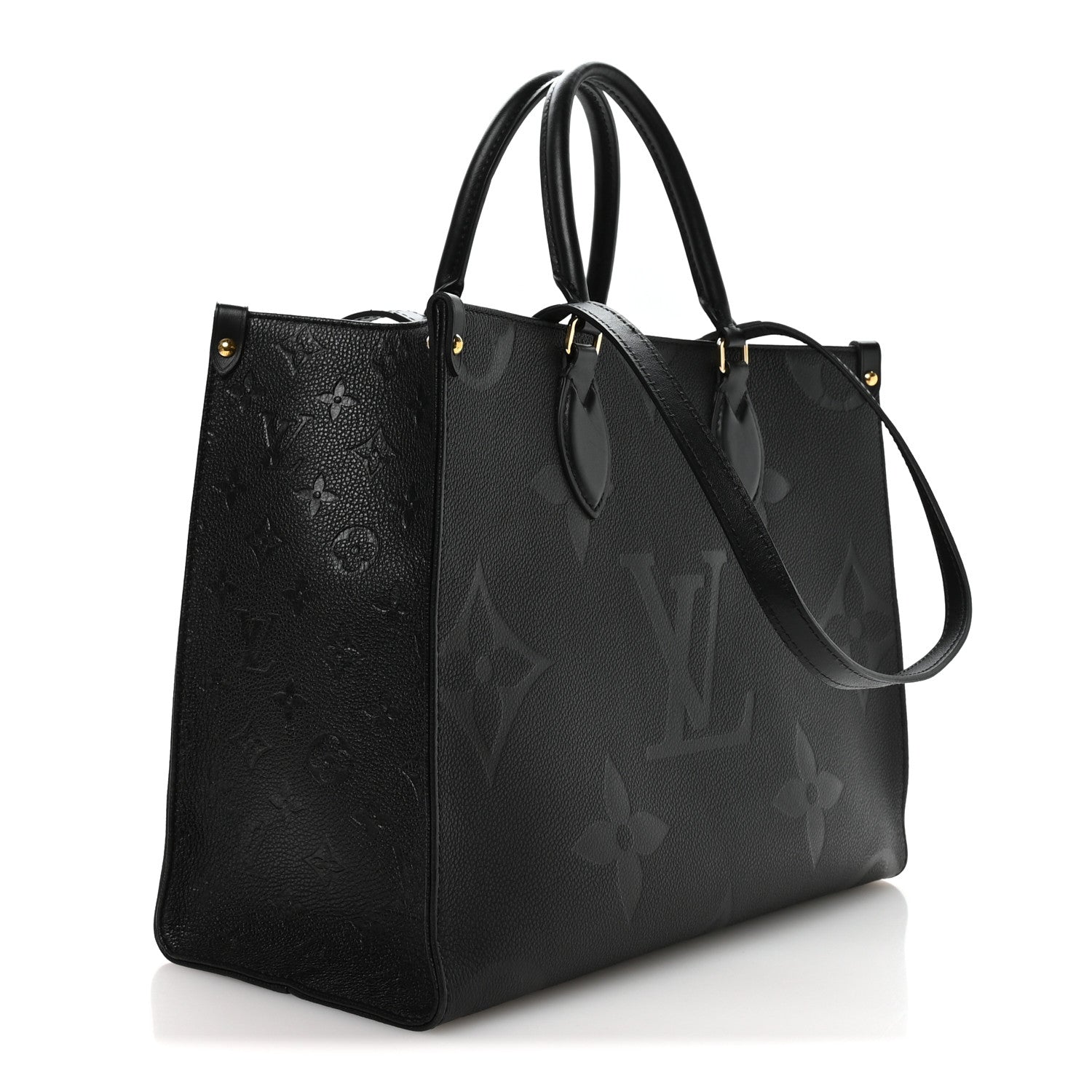 Louis Vuitton Empreinte Monogram Giant Onthego MM Black 3 of 9