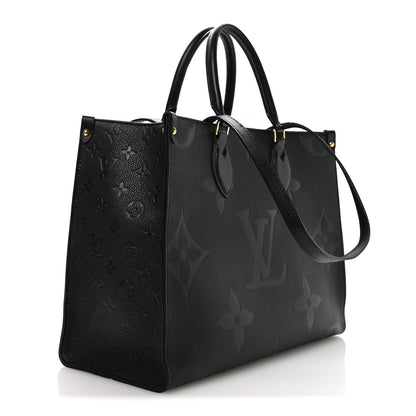 Louis Vuitton Empreinte Monogram Giant Onthego MM Black 3 of 9