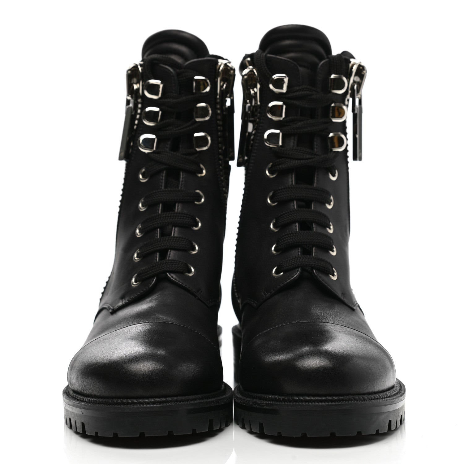 Christian Louboutin Calfskin Quilted En Hiver Boots 39.5 Black 2 of 10