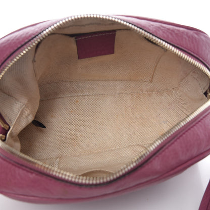 Gucci Pebbled Calfskin Small Soho Disco Bag Peonia Flower 5 of 9