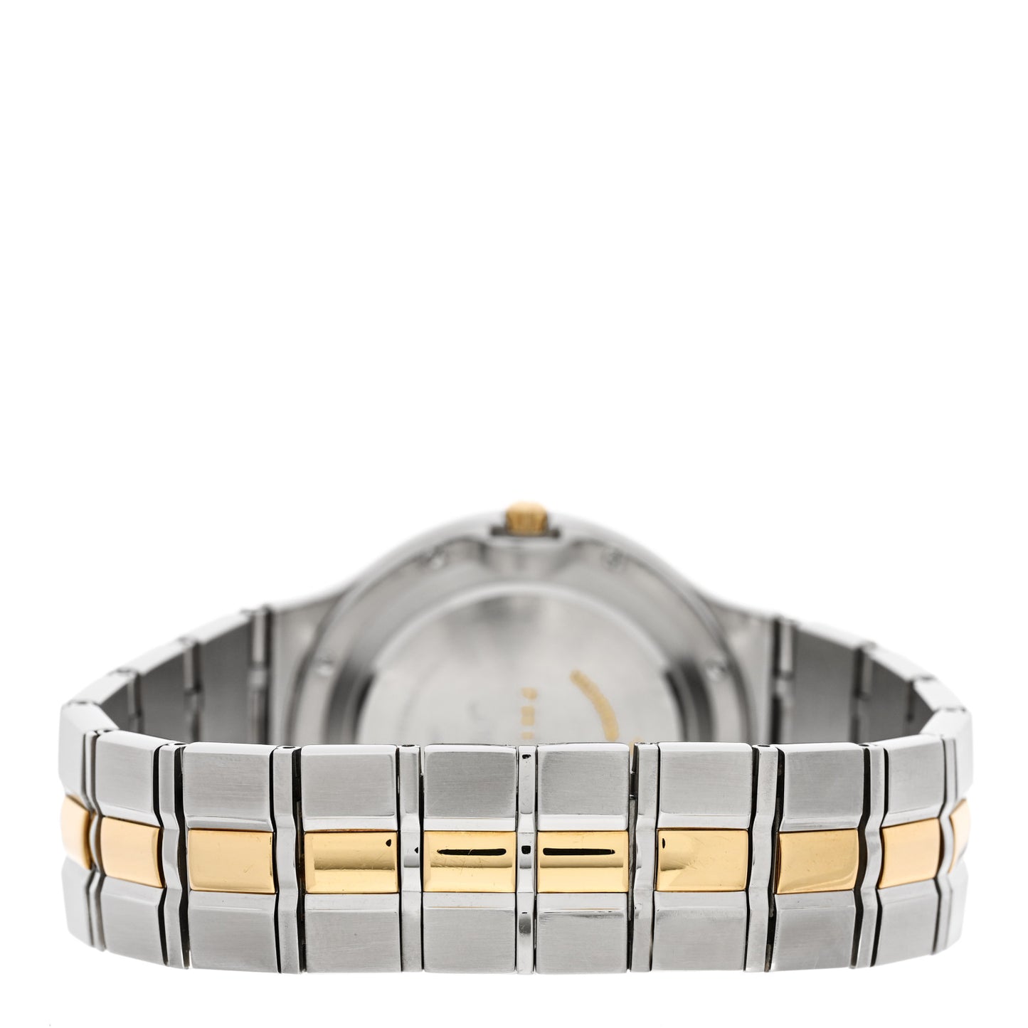 Stainless Steel 18K Yellow Gold 34mm Phidias Quartz Watch White