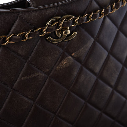 Chanel Calfskin Quilted Into The Fringe Hobo Brown 7 of 10