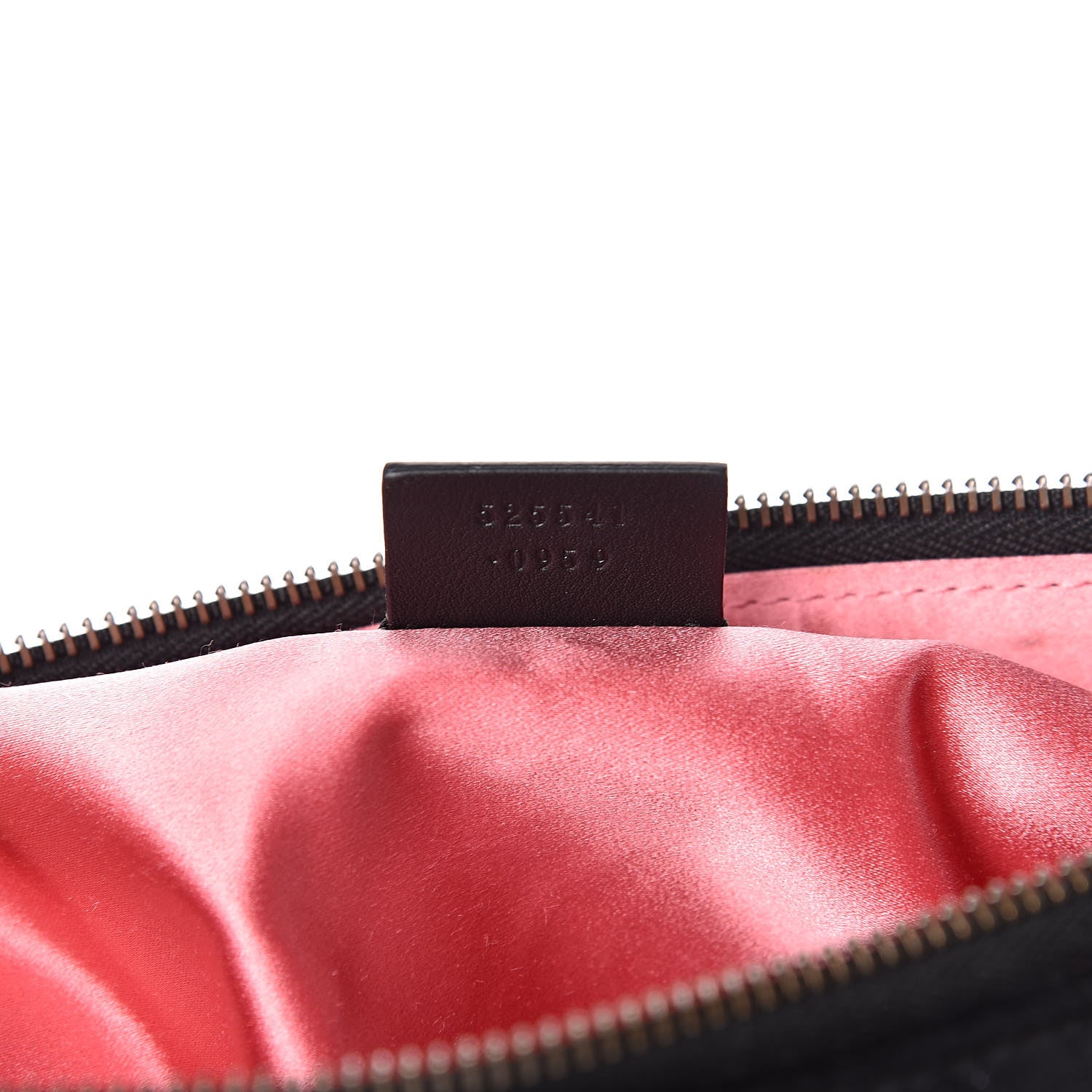 Gucci Velvet Matelasse GG Marmont Zip Pouch Black 7 of 13