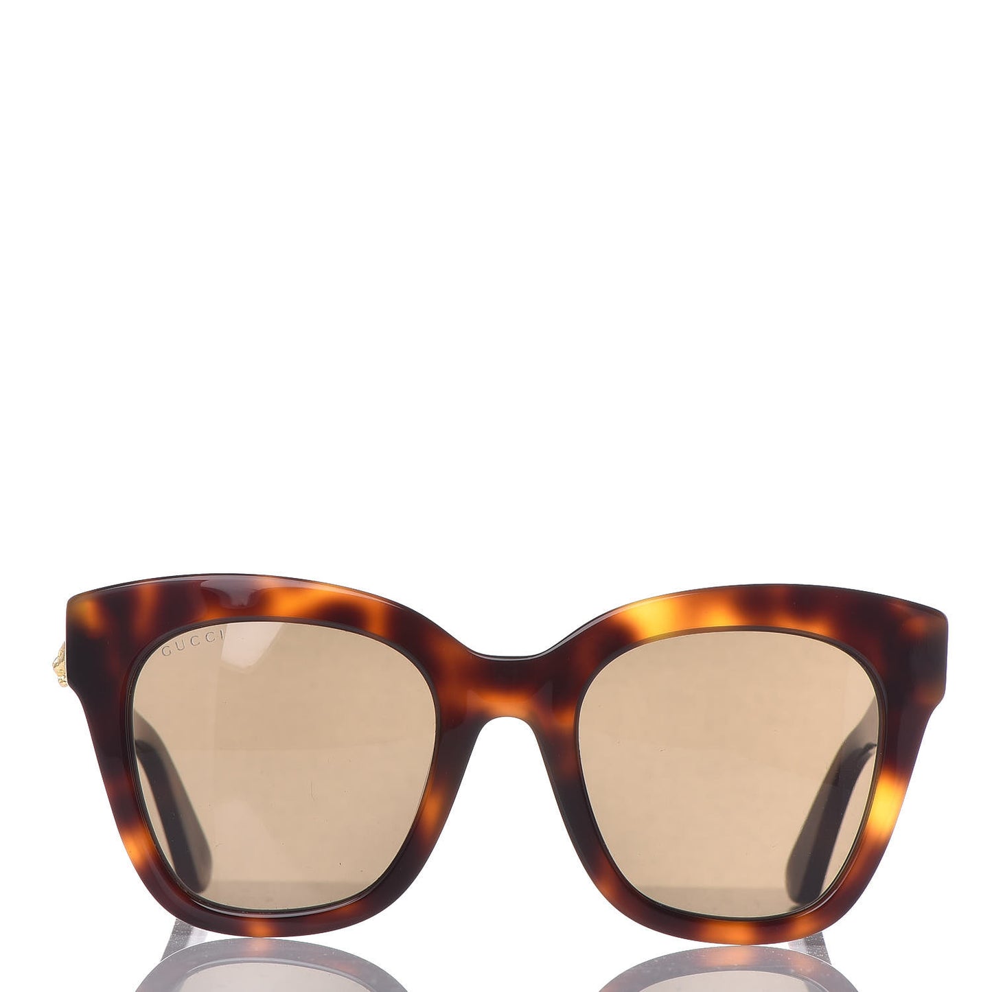 Acetate Square Frame Sunglasses GG0029S Tortoise