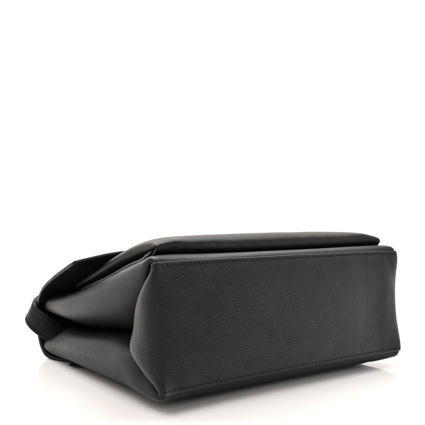 Soft Calfskin My Lockme Top Handle Black